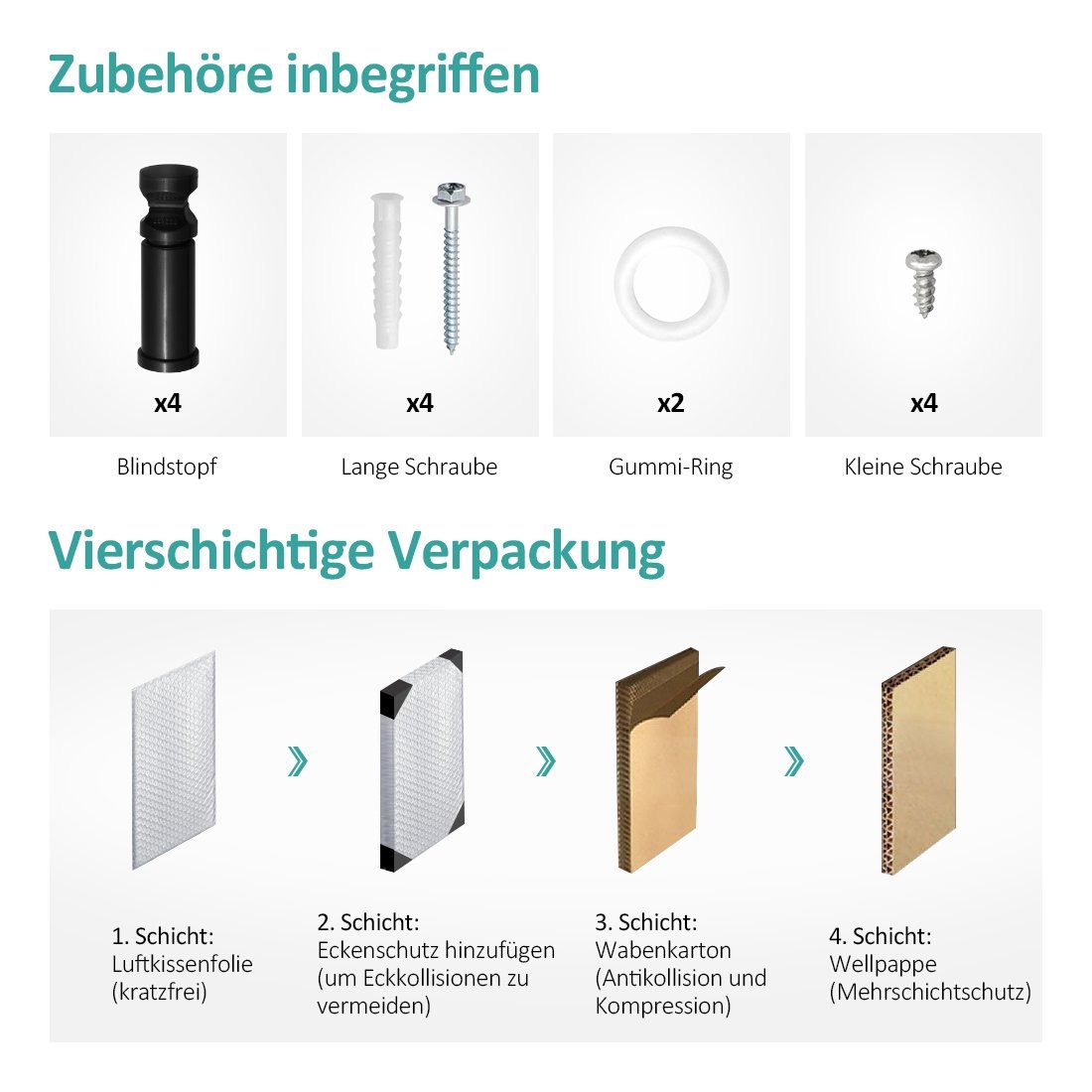 EMKE Badheizkörper Handtuchheizkörper Horizontal Heizkörper Röhrenheizkörper, Handtuchwärmer Mittelanschluss sehr angenehme Strahlungswärme