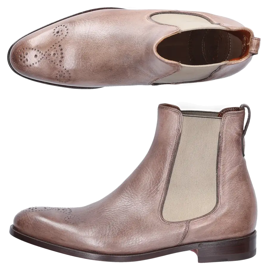Benson's - Chelsea Boots CERVO Kalbsleder - beige
