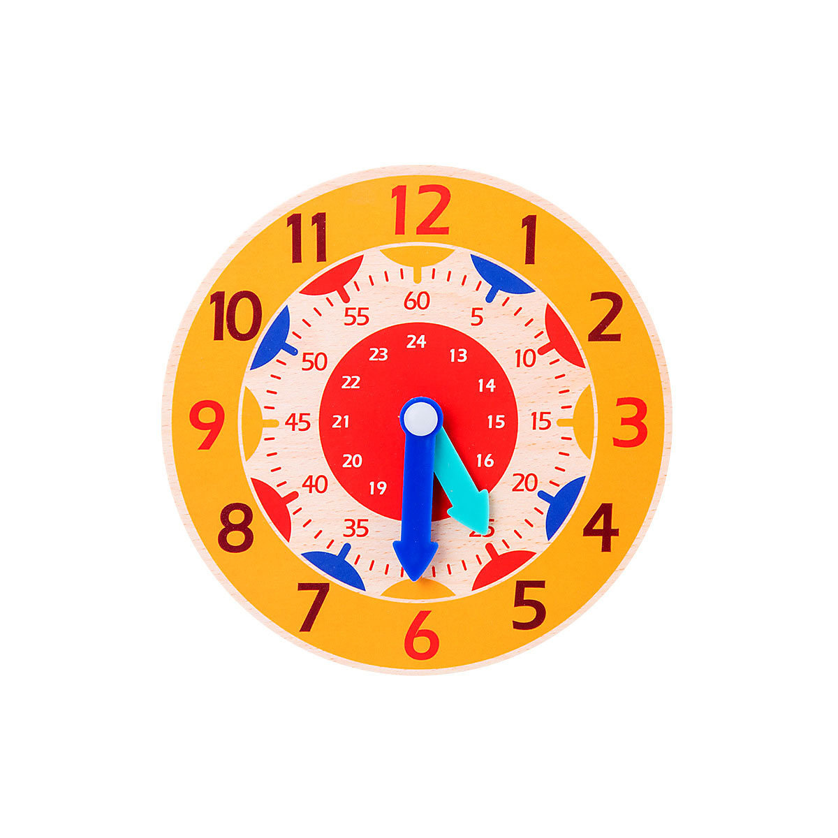 Zeit Erkenntnis Bunte Uhr Frühen Lernen Spielzeug Holz Kleine Uhr Puzzle Spielzeug für Kinder Kinder