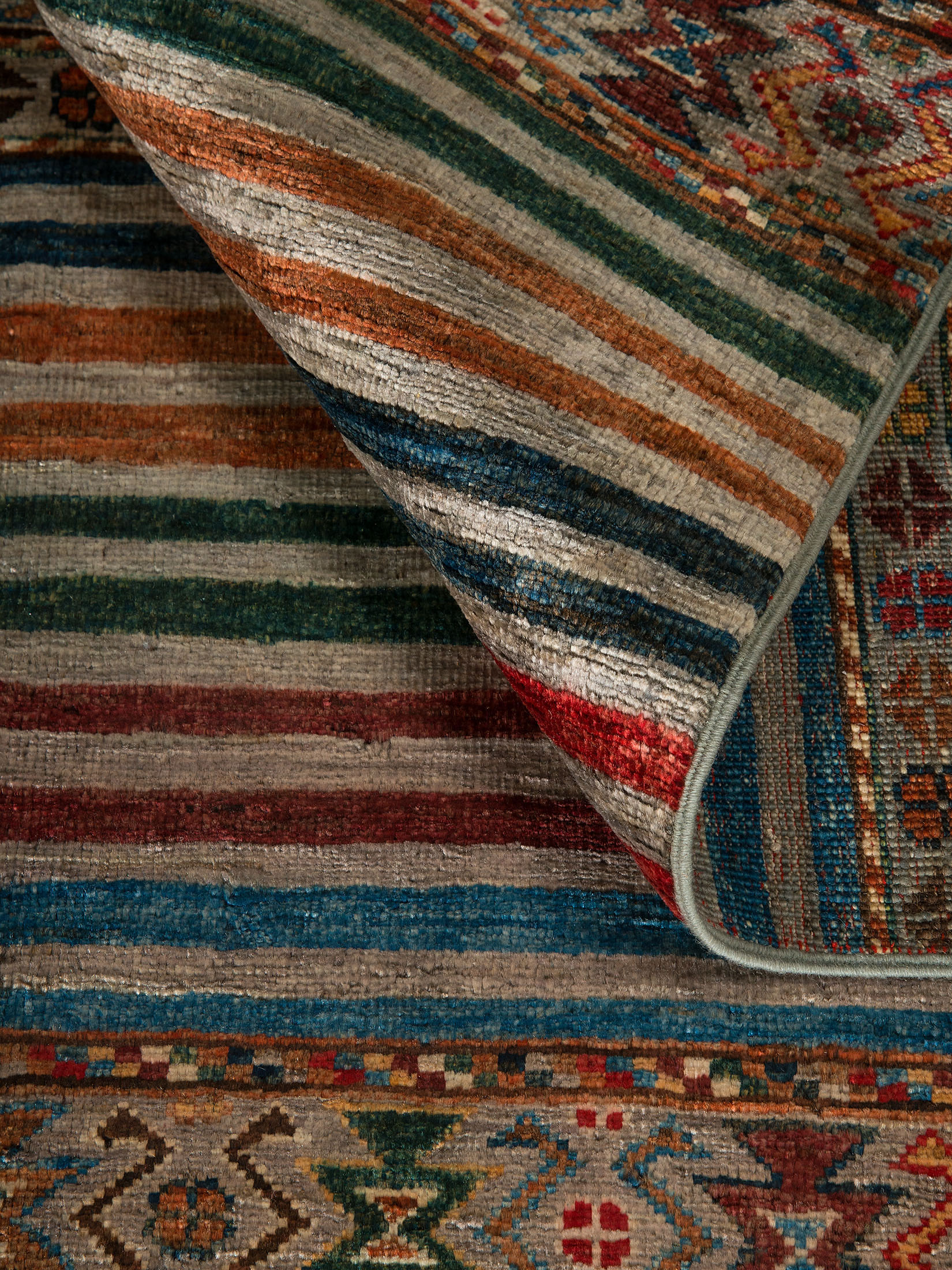 Chobi Schal ca. 159 x 209 cm, Unikat / Einzelstück