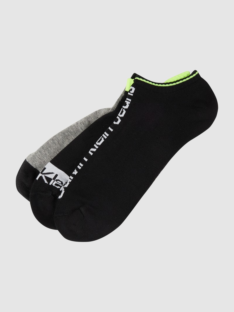 Sneakersocken mit Stretch-Anteil im 3er-Pack in black