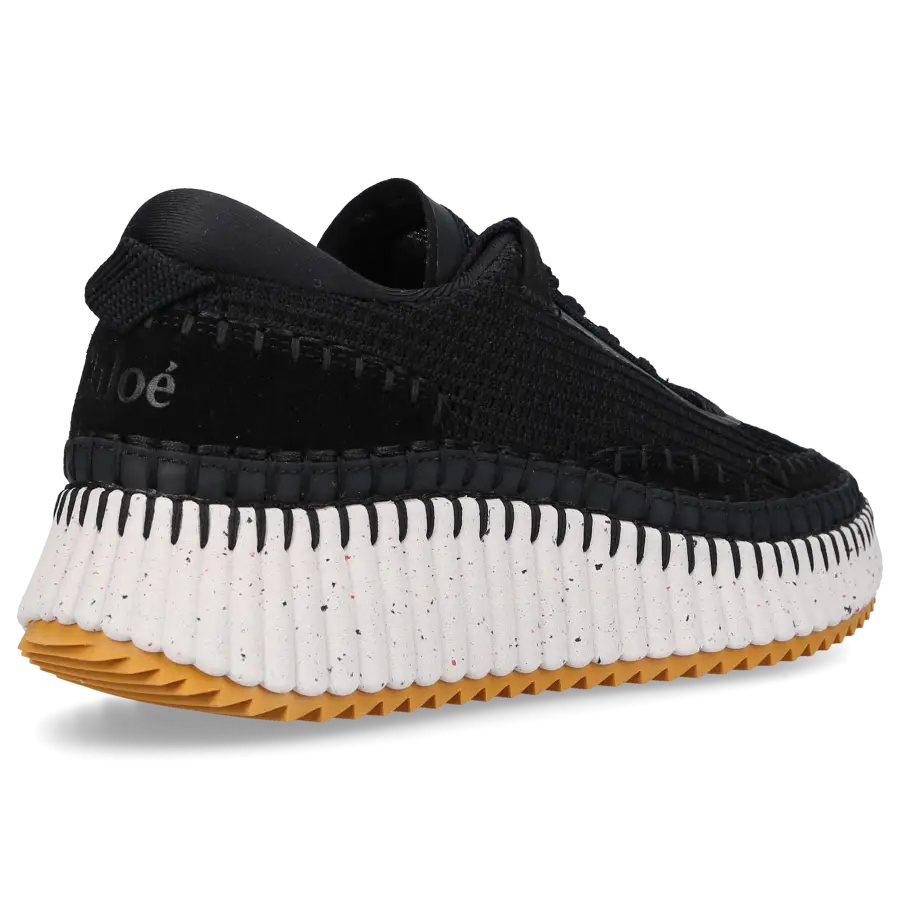 Chloé - Sneaker low NAMA Baumwolle - schwarz