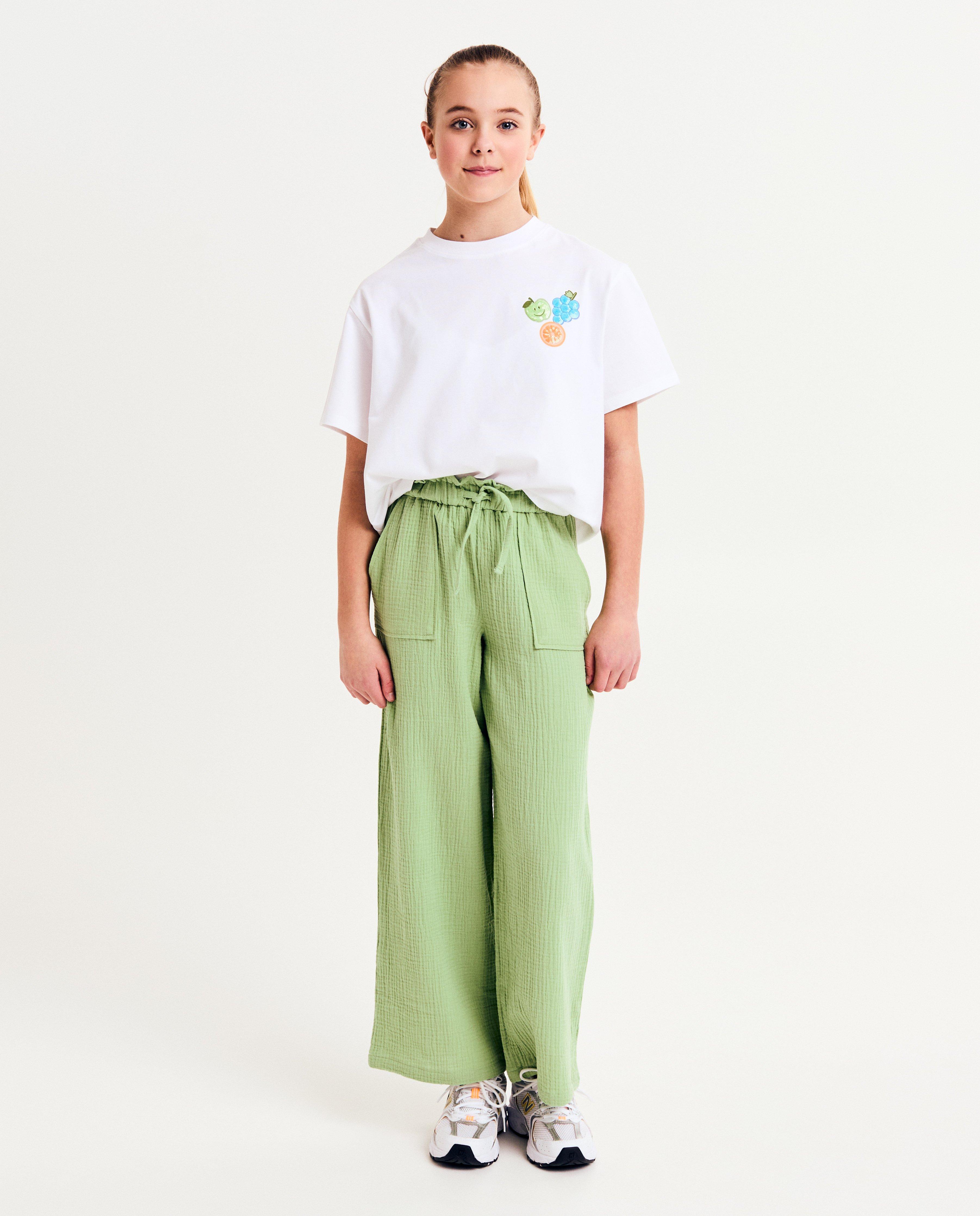 Tricou alb Fish & Chips cu paiete
