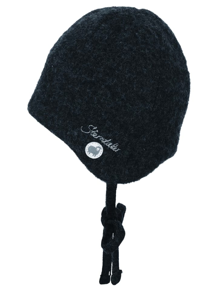 Sterntaler Mütze Wolle in anthrazit mel. günstig kaufen