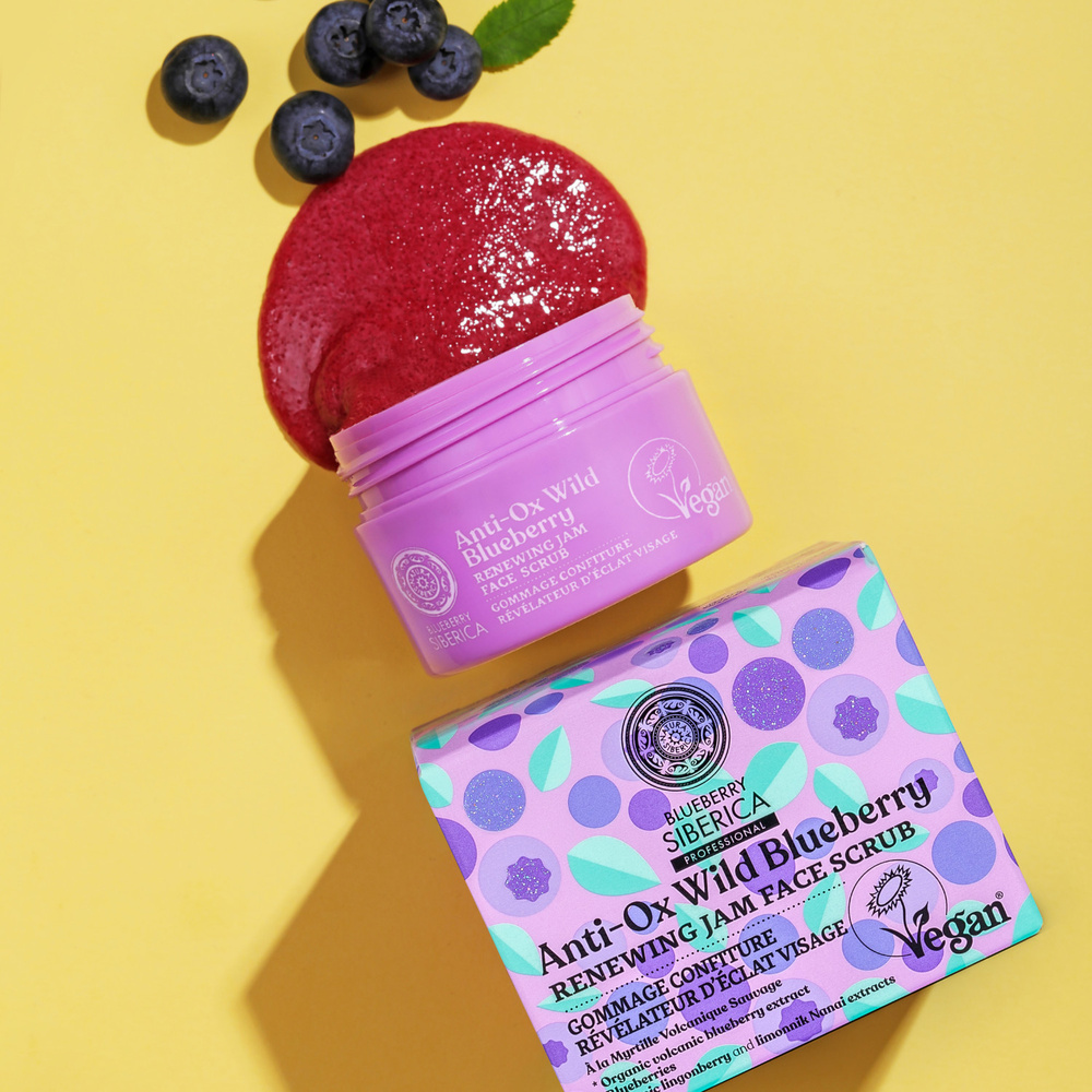 Natura Sibérica Gommage Confiture Révélateur D’Éclat Exfoliant Visage