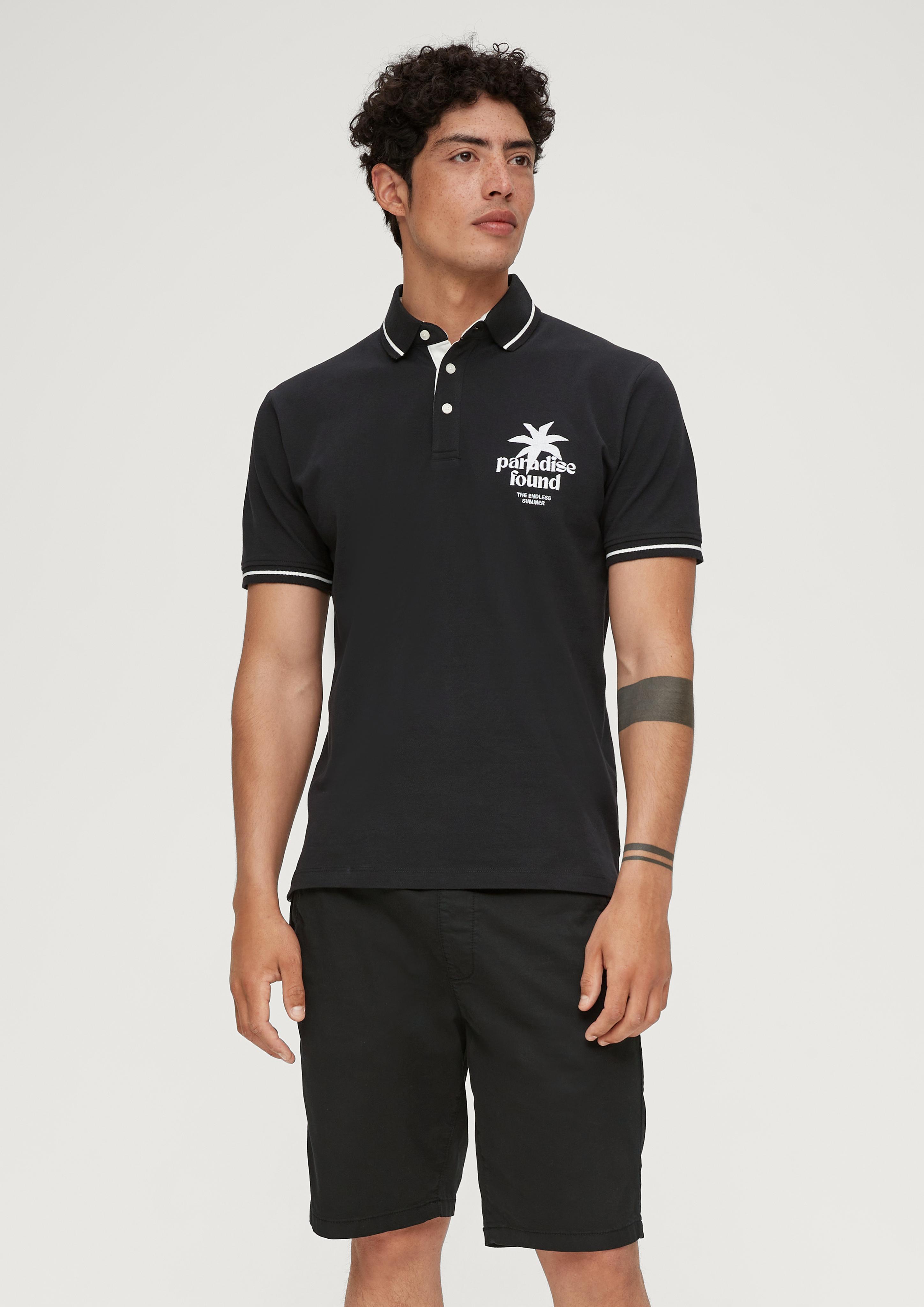 Polo-Shirt aus Baumwoll-Piqué  2131479-99D1