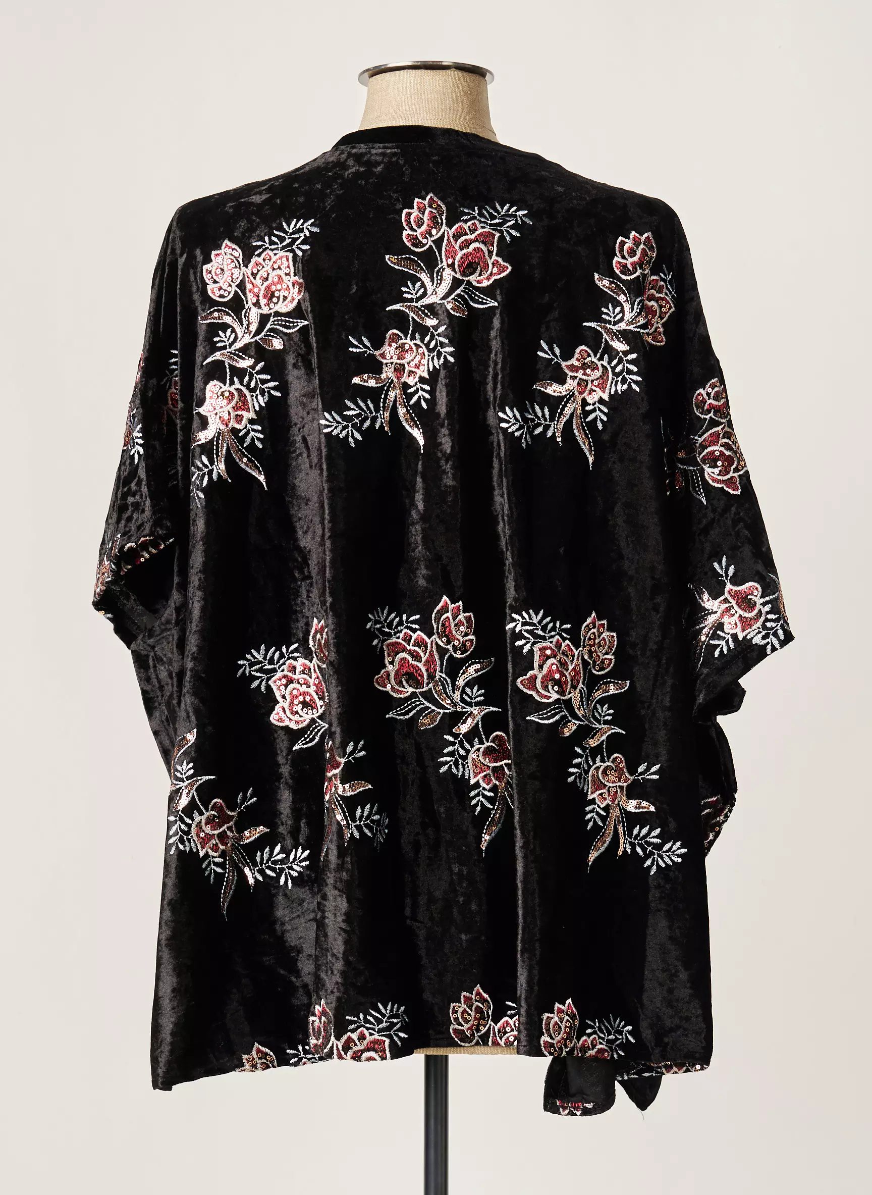 Multiples Vestes Kimono Femme couleur noir