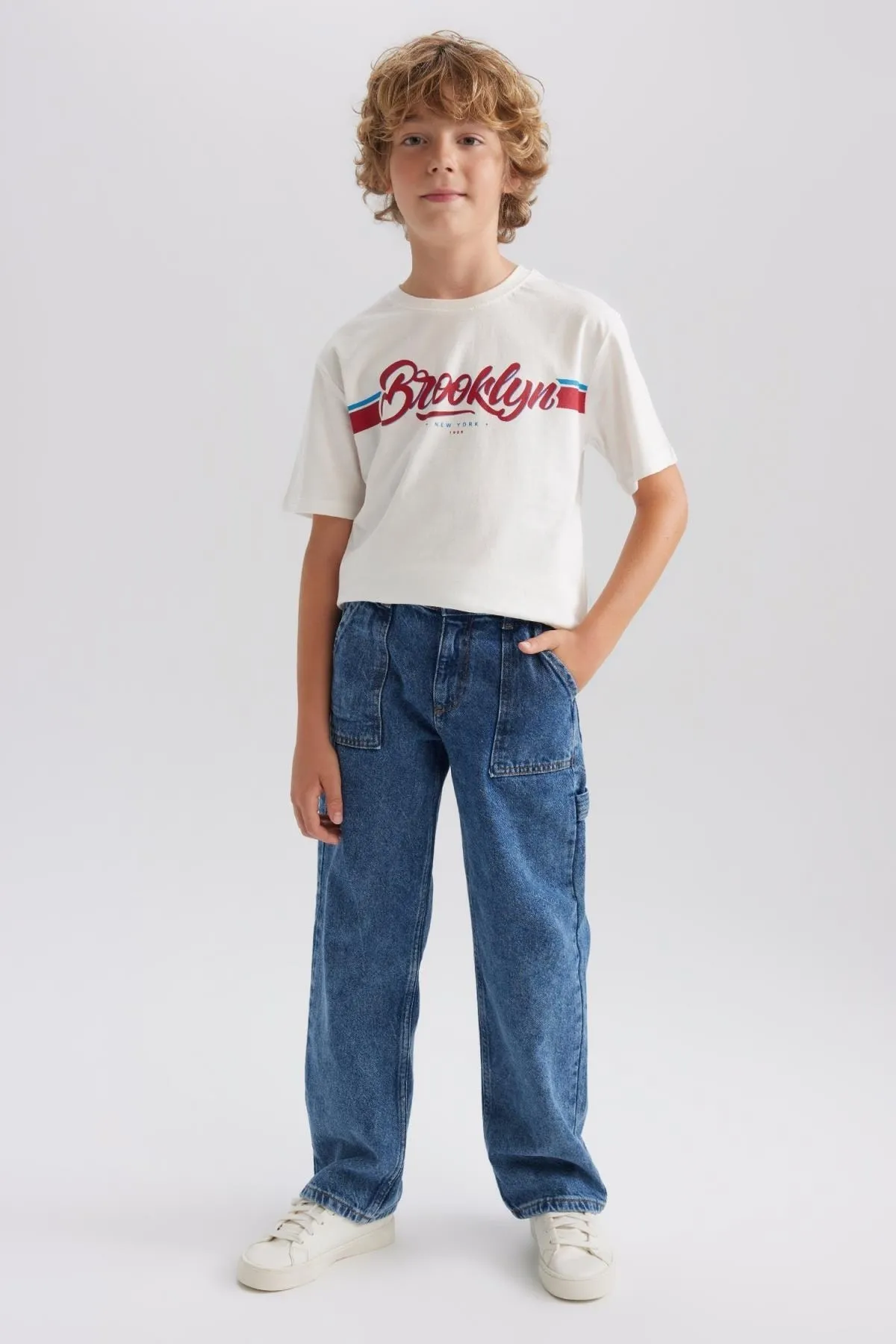 DeFacto  Jeanshose mit weitem Bein für Jungen