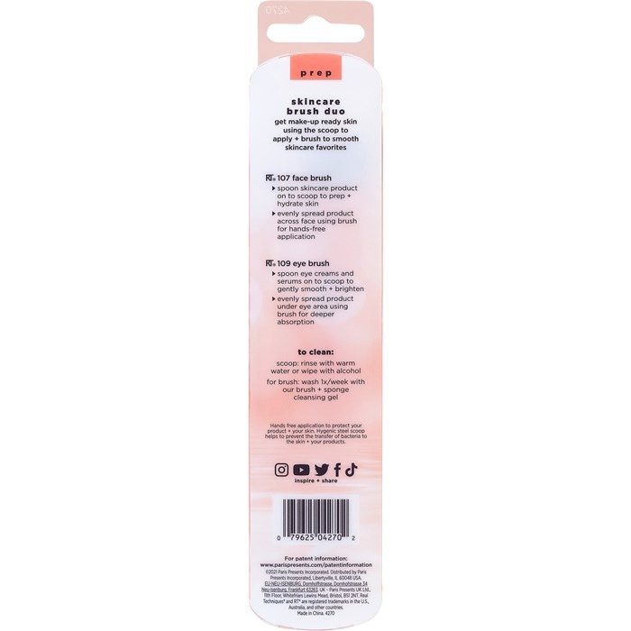 Prep Brushes Geschenkset Skincare Brush Duo von Real Techniques
