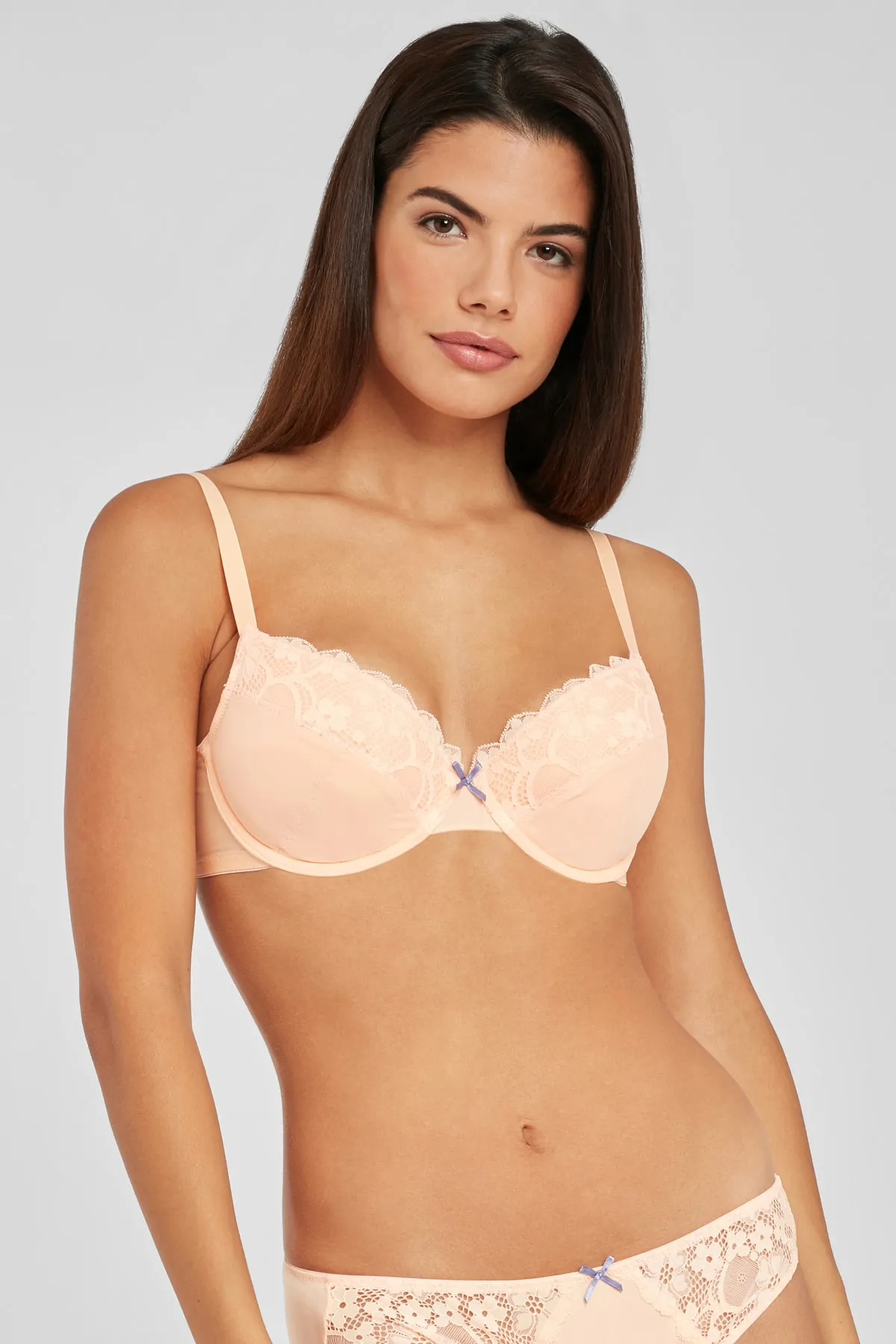 PETITE FLEUR  BH - Lila - Unifarben