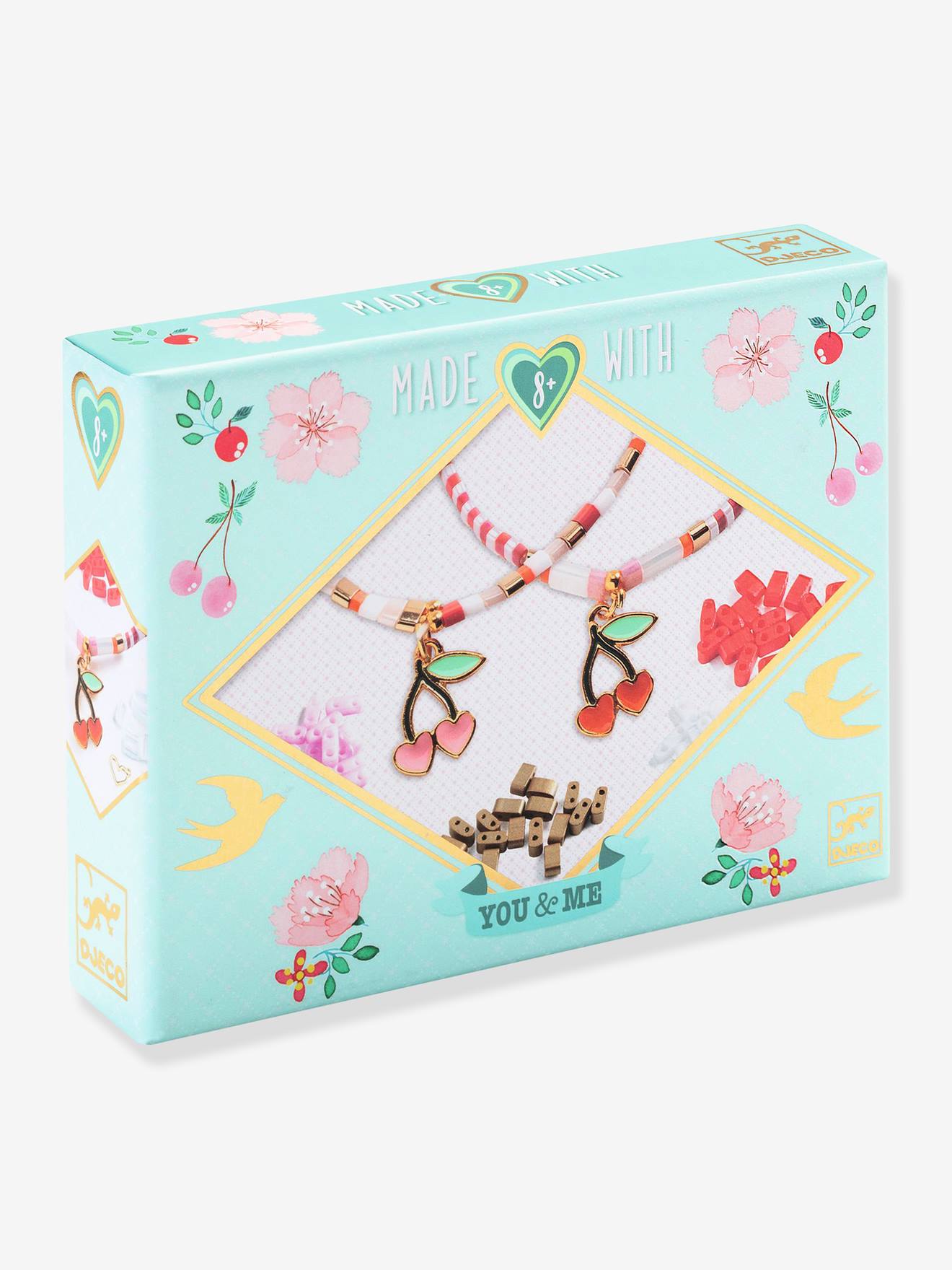 Bracelet you & me Tila et Cerises DJECO bleu
