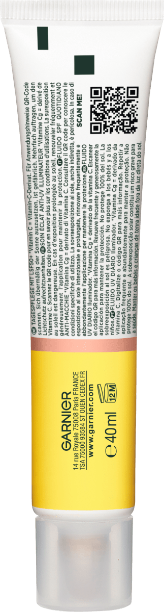 Fluid Vitamin C Glow LSF 50+, 40 ml
