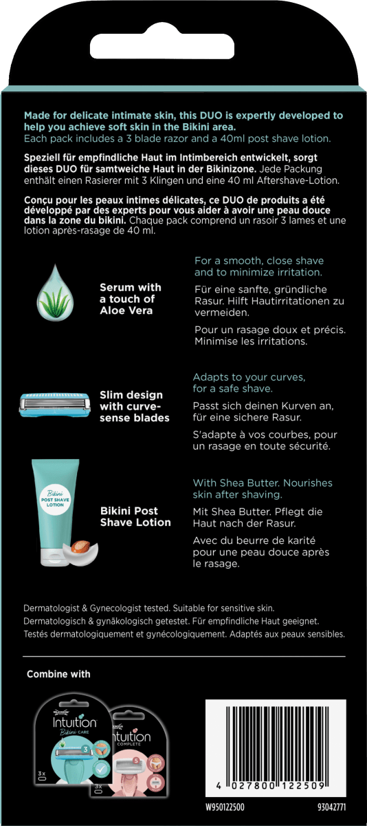 Rasierer, Intuition Bikini Care Duo, 1 St