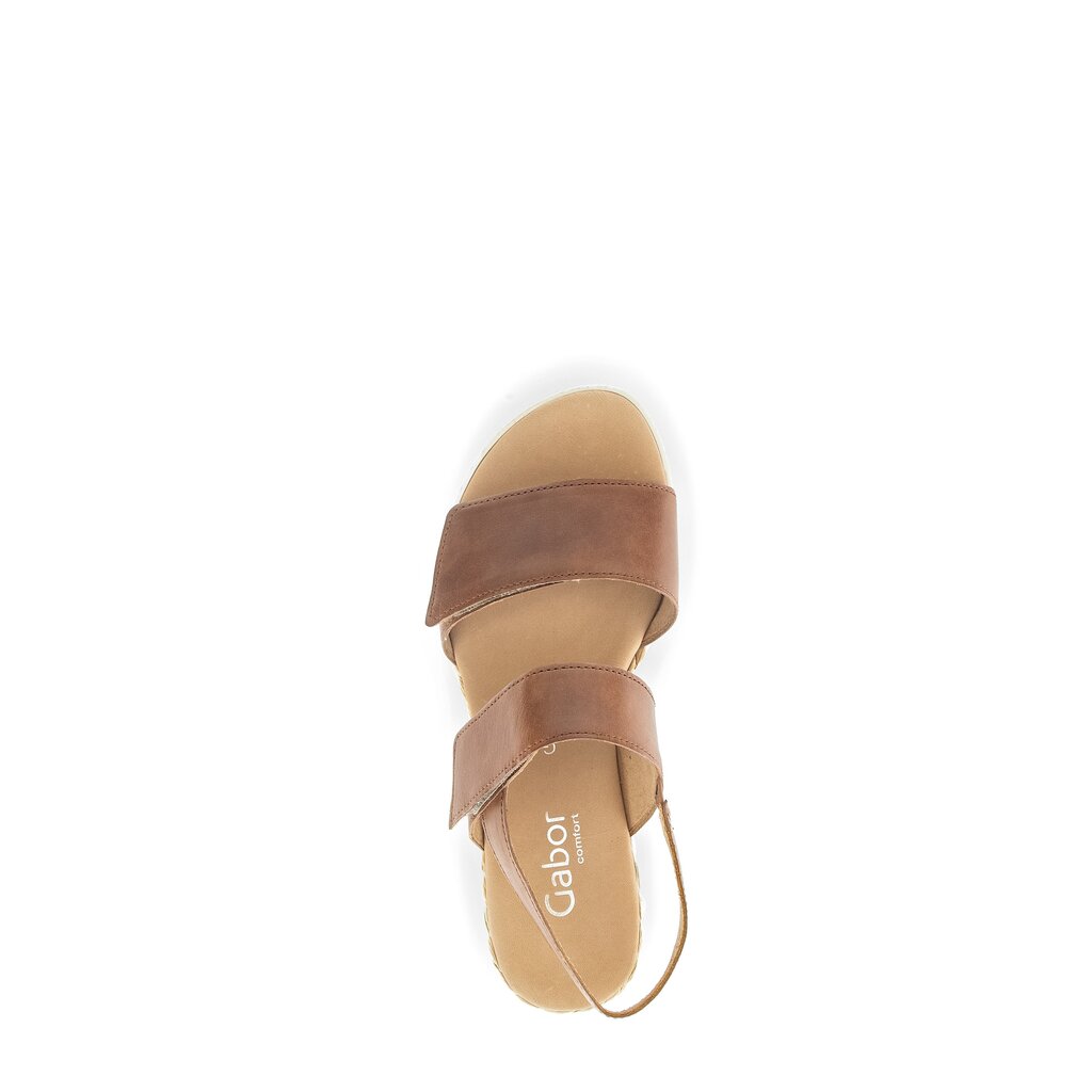 Gabor comfort Keilsandalette braun