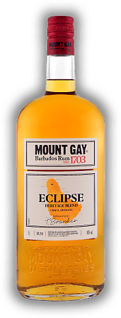 Mount Gay Eclipse 1,0 Liter Mount Gay Eclipse 1,0 Liter Ein nobler Blend voller Tiefe und Komplexität. 1	 Liter - Vol 40%