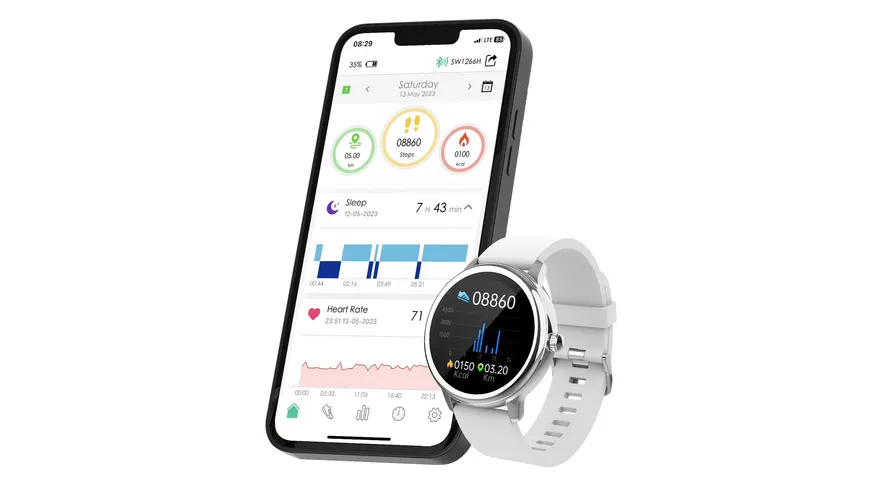 Müller Smartwatch mit Telefonfunktion MU-SWC-16B