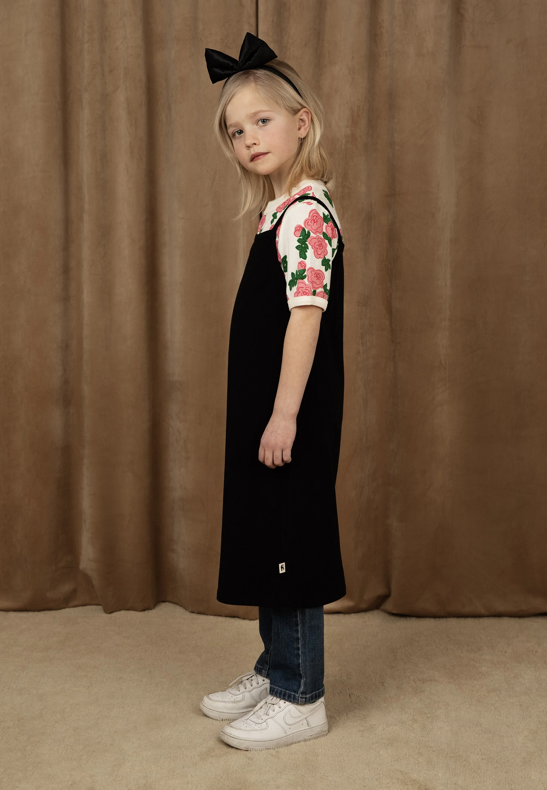 Mini Rodini CONJUNTO VESTIDO ROSAS - Camiseta con estampado