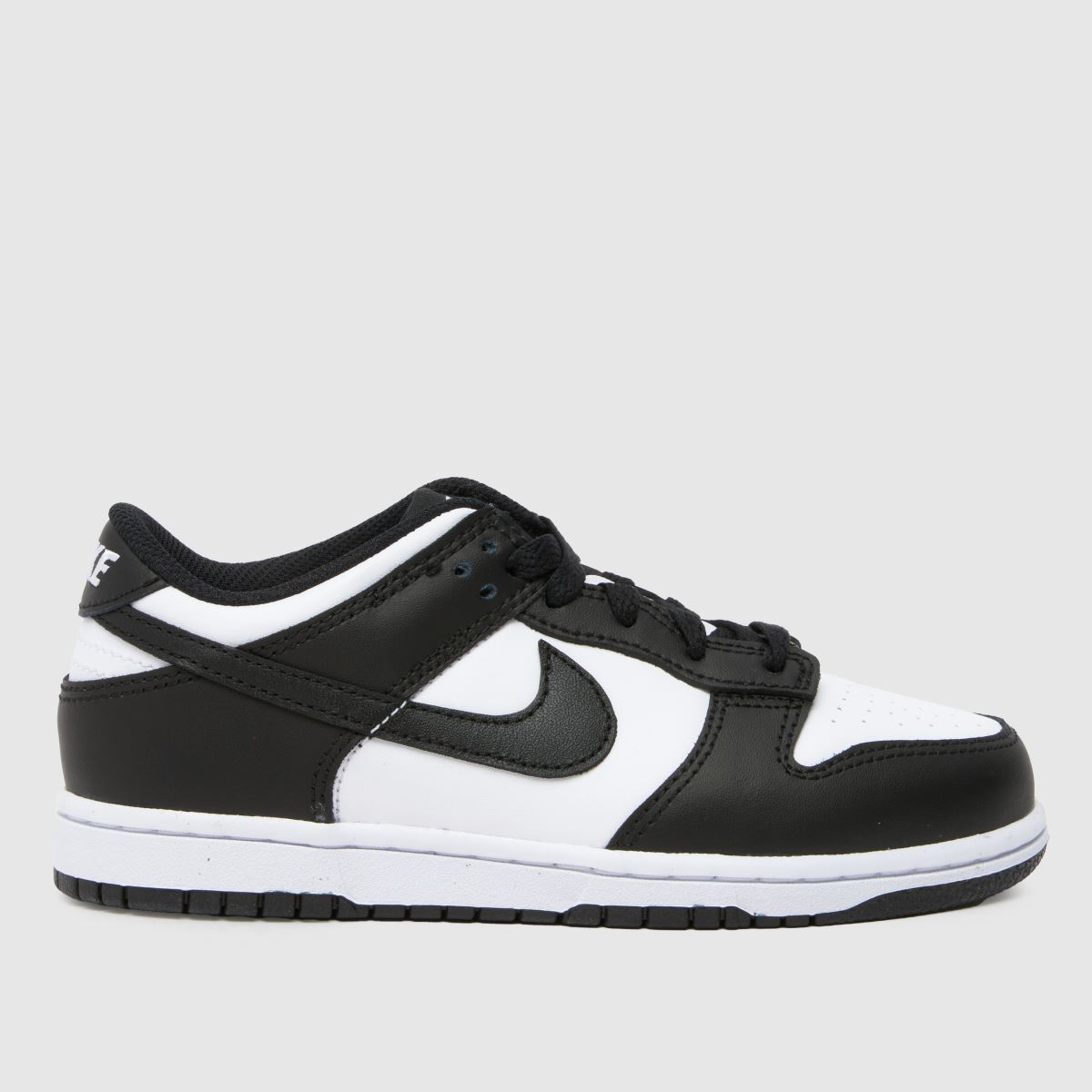 Nike Dunk Low Junior-sneakers i vitt och svart