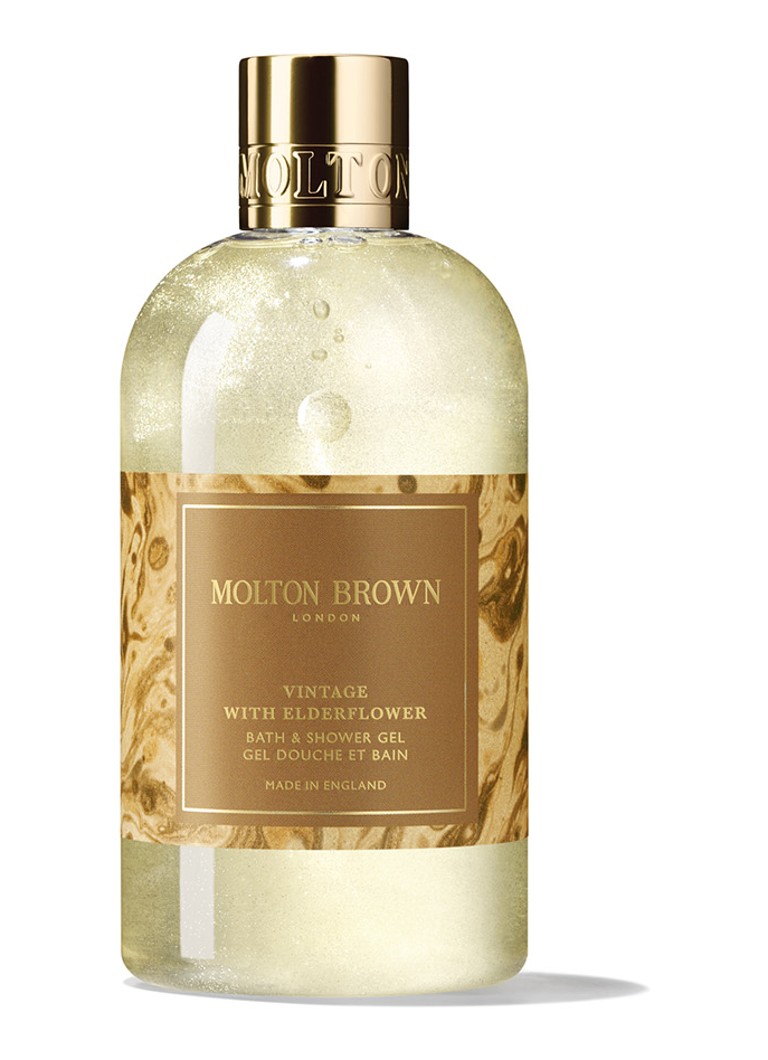 Molton Brown Vintage vannas un dušas želeja ar plūškoka ziedu aromātu - ierobežota izlaiduma vannas un dušas želeja