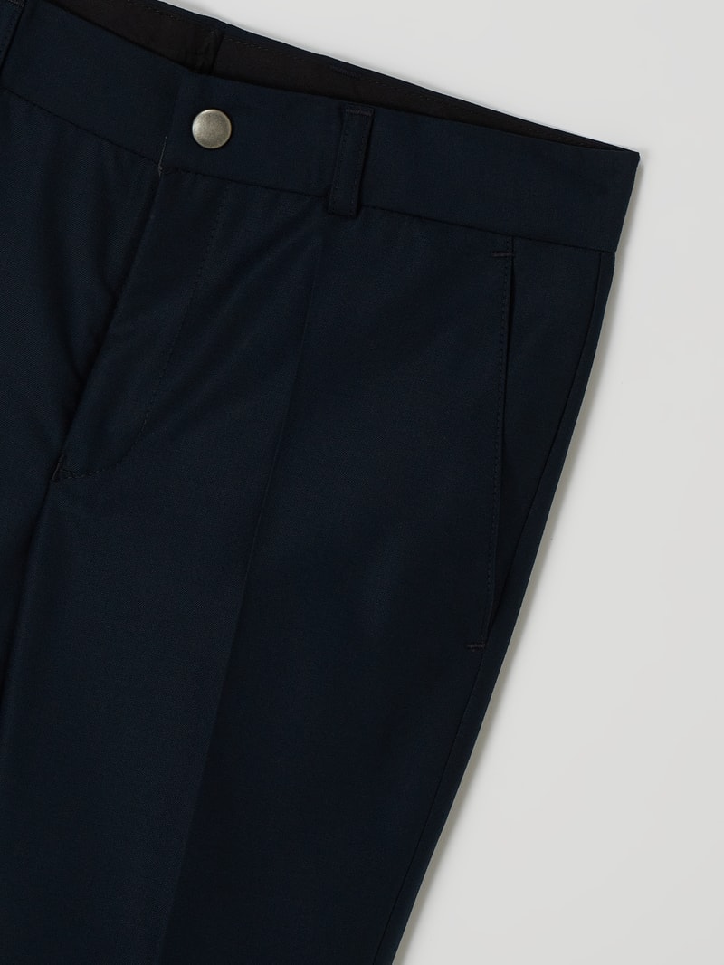 Regular Fit Anzug mit Viskose-Anteil in marineblau