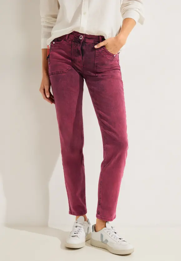 CECIL Farbige Slim Fit Jeans