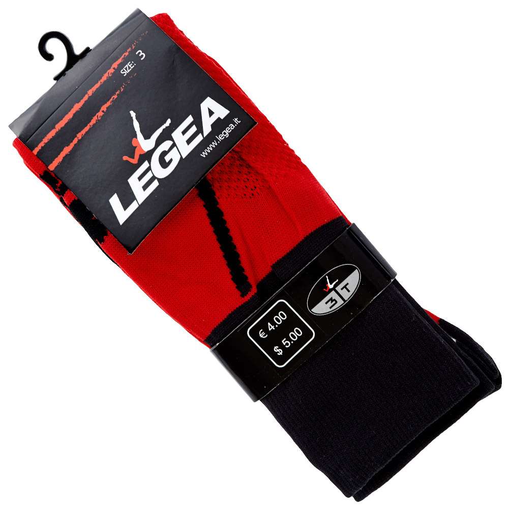 Legea Stutzen Gold Pro rot/schwarz