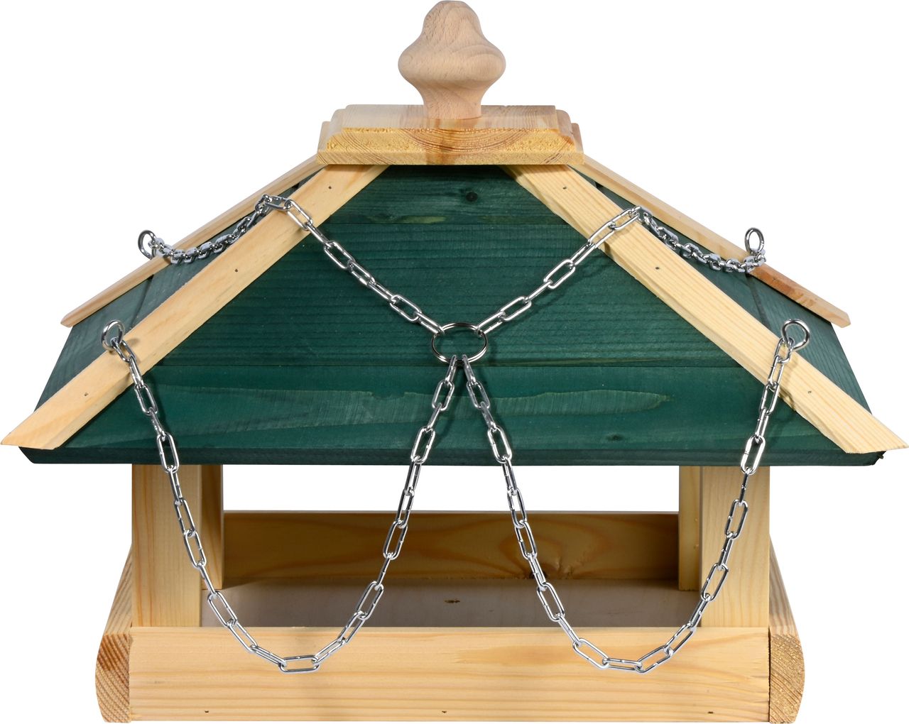 dobar Vogelfutterhaus aus Holz mit Kette