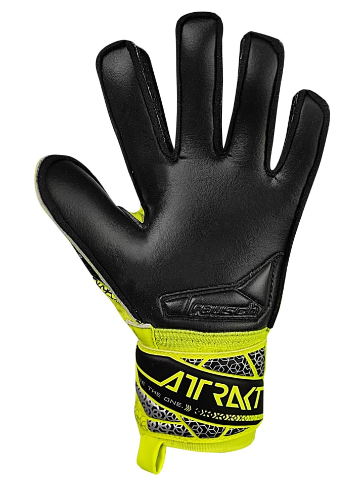 Reusch Torwarthandschuhe Attrakt Silver Junior in 2025 safe yell/silver/black günstig kaufen