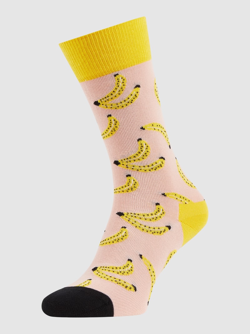 Socken mit Allover-Muster in marineblau