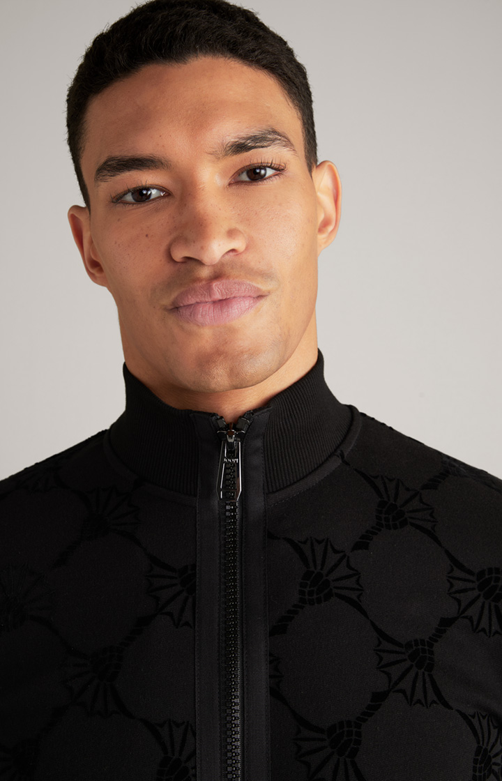 Cornflower-Sweatjacke Tamilo in Schwarz