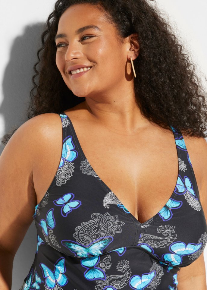 Tankini Oberteil aus recyceltem Polyamid