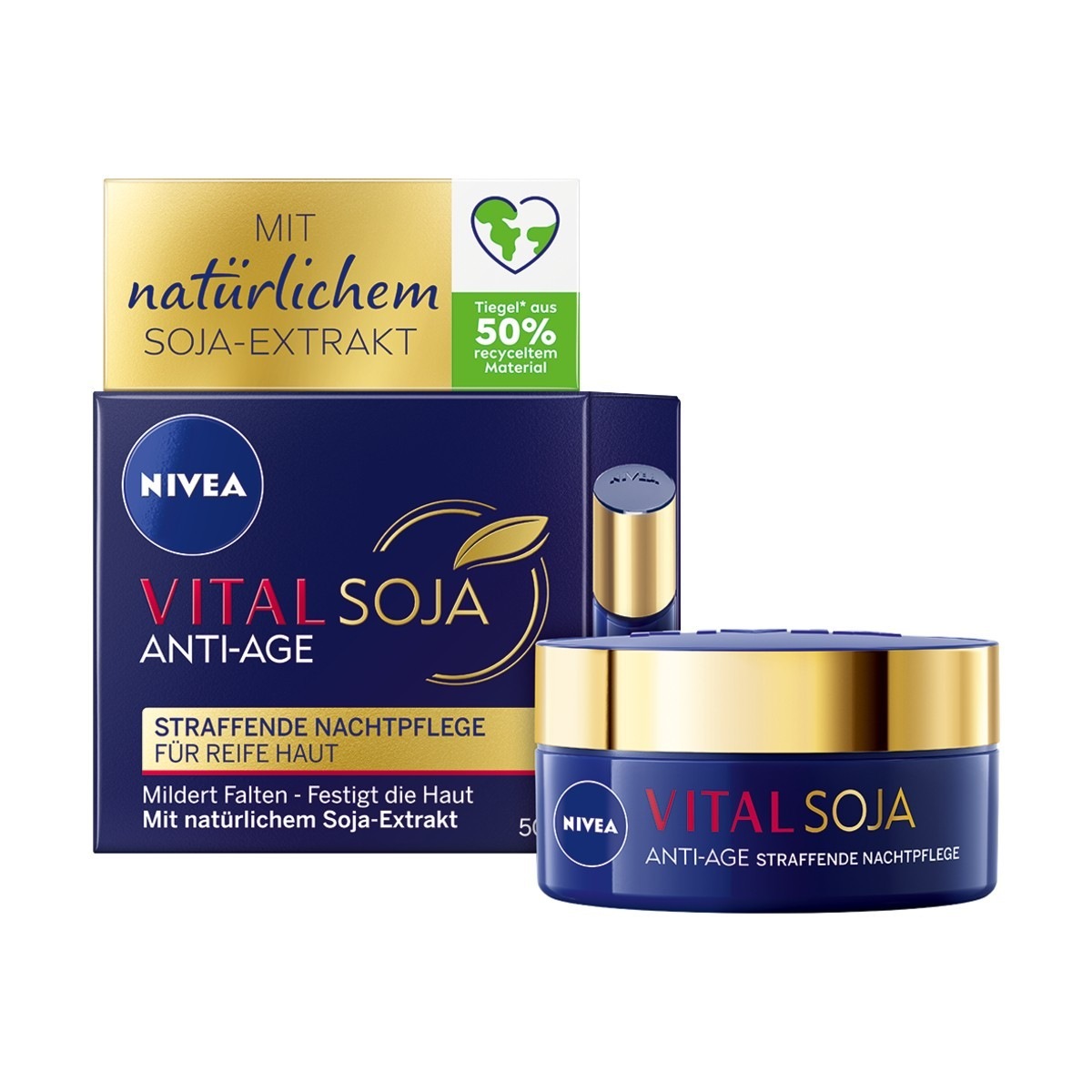 Vital Soja Anti-Age Straffende Nachtpflege