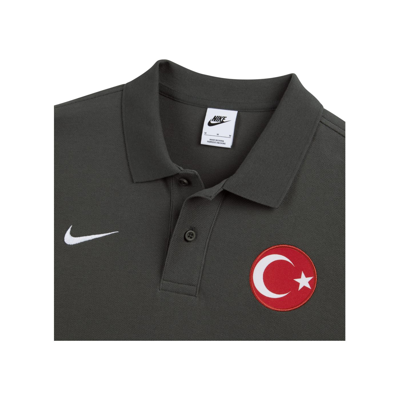 Nike Türkei Premtach Shirt EM 2024 Grau Weiss F060