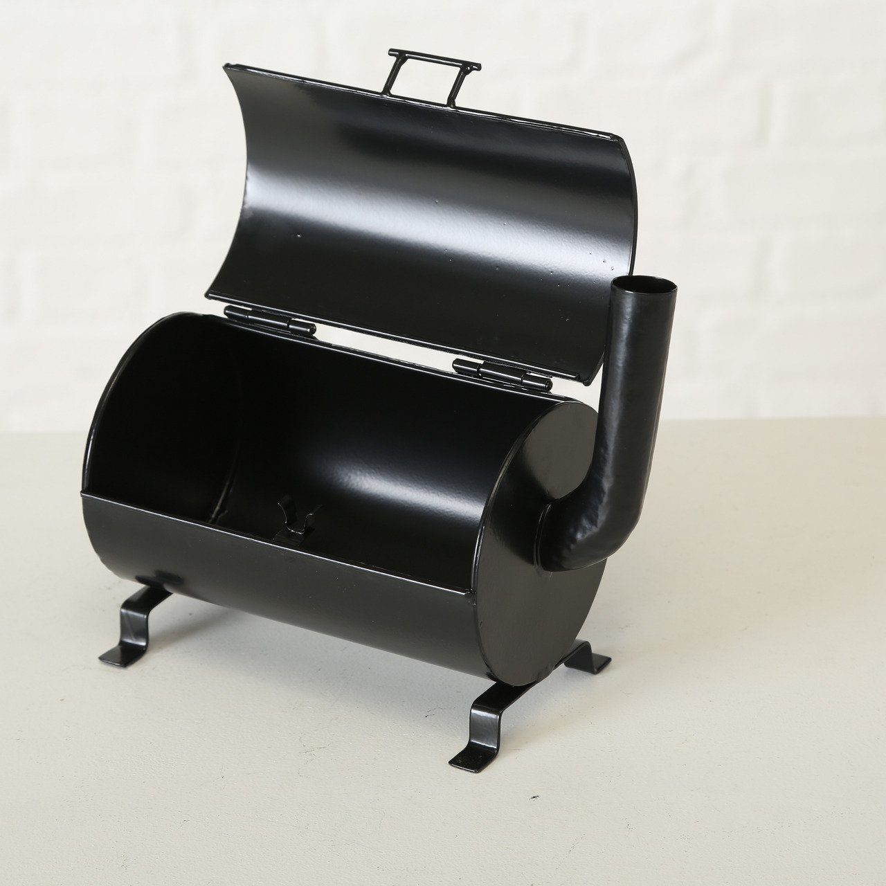 BOLTZE Aschenbecher Boltze Aschenbecher Smoker Sturmaschenbecher aus Metall, 20x10 cm