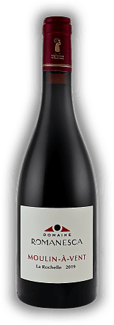 Romanesca, Moulin-à-Vent La Rochelle, AOC, 2019, Beaujolais  Romanesca, Moulin-à-Vent La Rochelle, AOC, 2019, Beaujolais   Jahrgang 2019 - 0,75	 Liter - Vol 13,5%