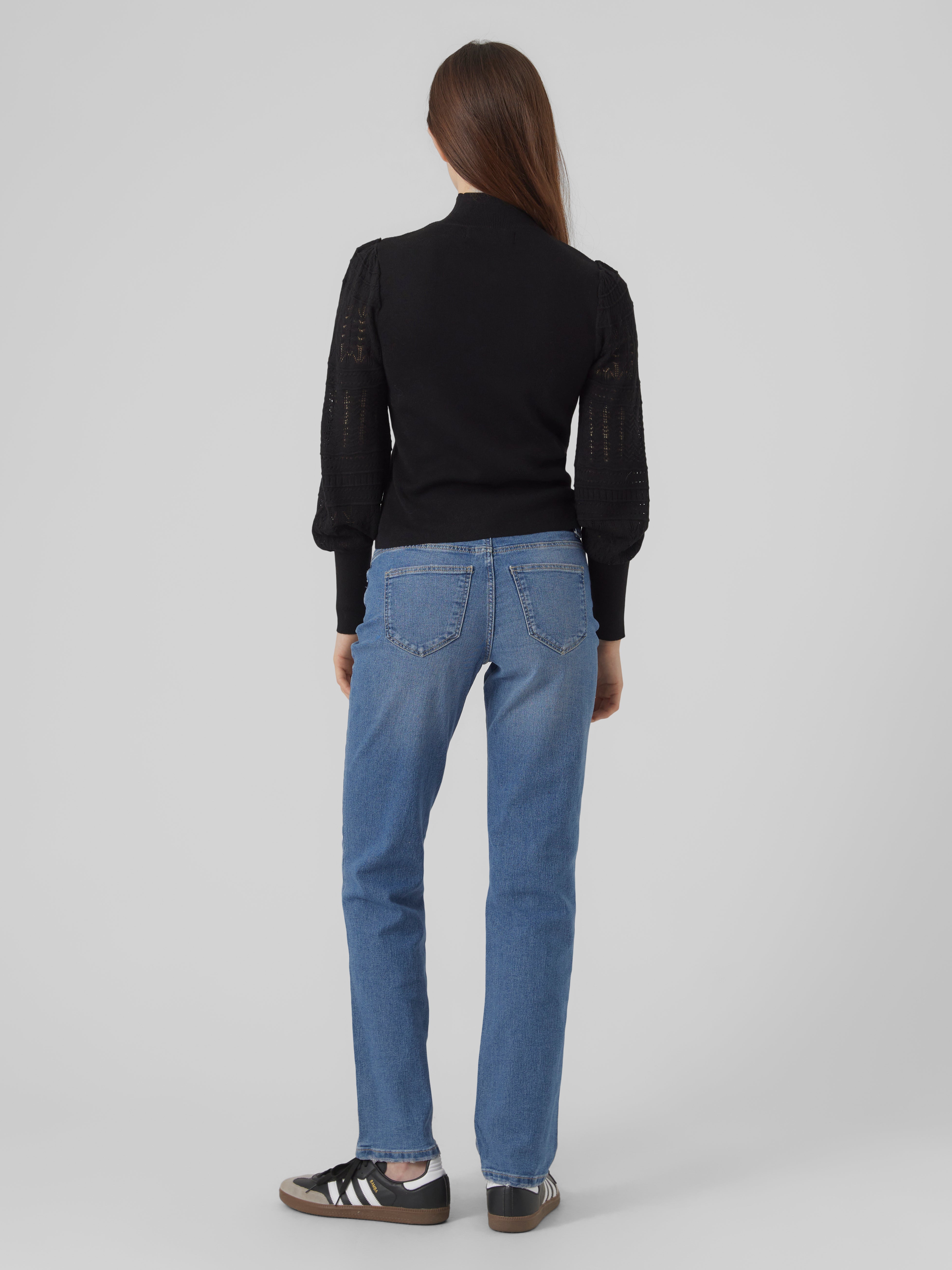 VMLANEY Mittlere Taille Gerade geschnitten Jeans