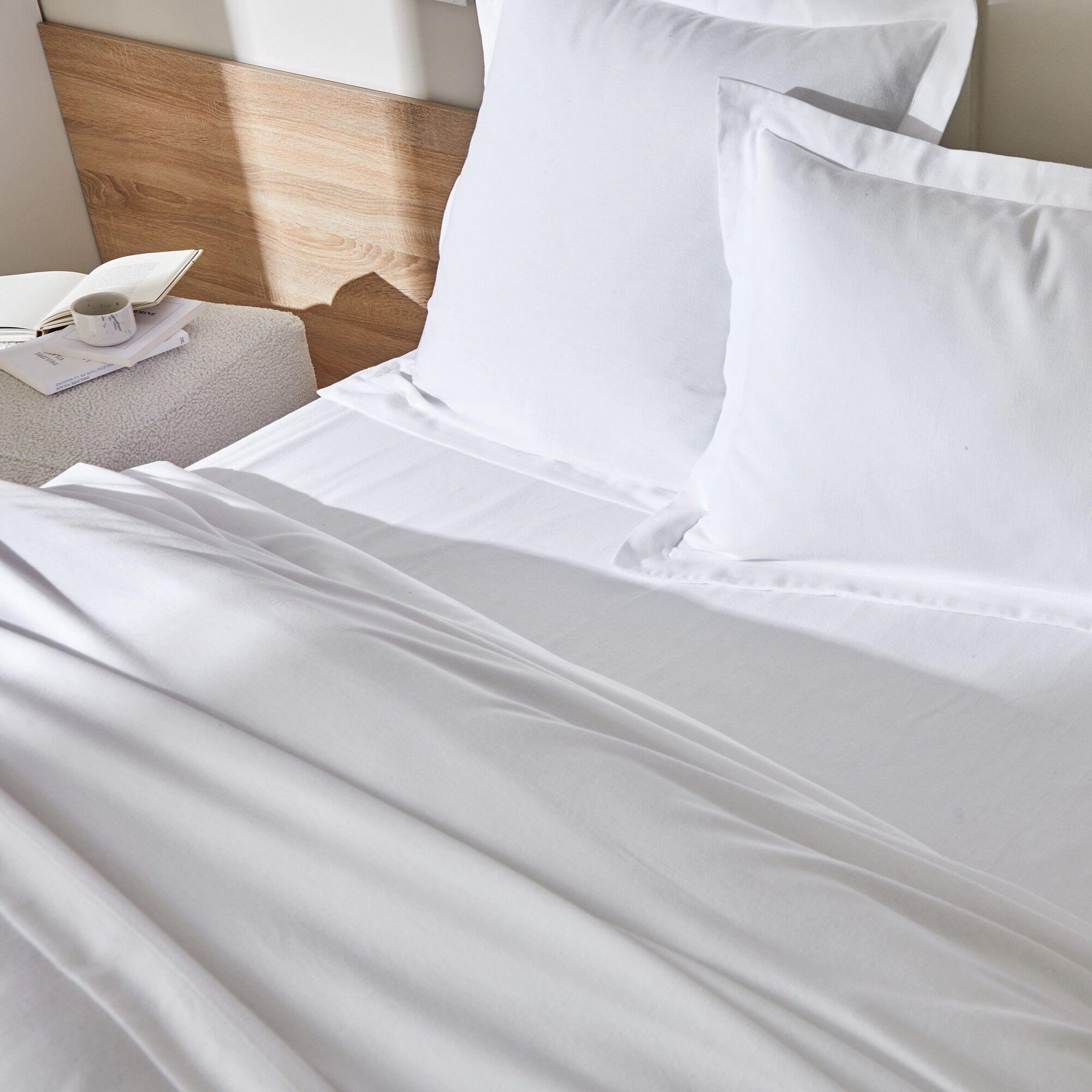 Linge de lit uni flanelle