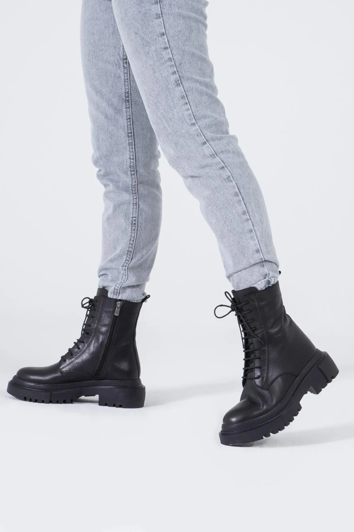 CZ London  Stiefelette - Schwarz - Flacher Absatz