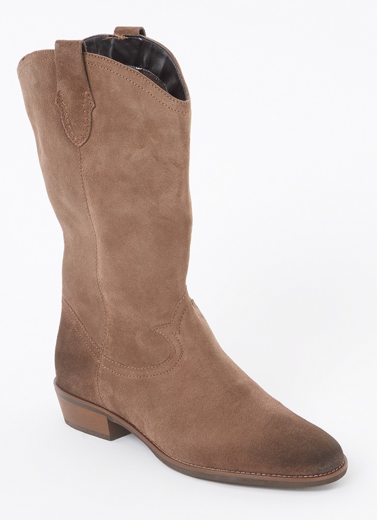 Stivali da cowboy in pelle scamosciata Dune London Prickles