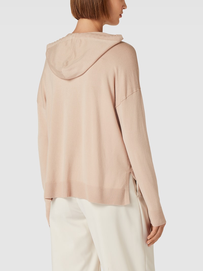 Sweatshirt mit Kapuze in sand meliert