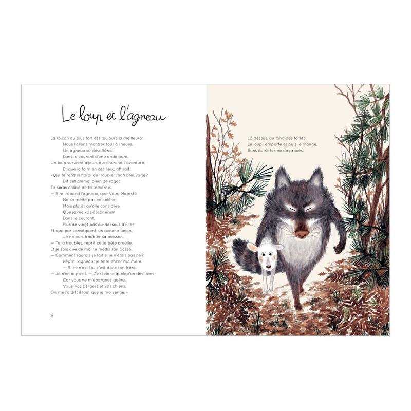 Livre Les fables de la Fontaine - Gründ