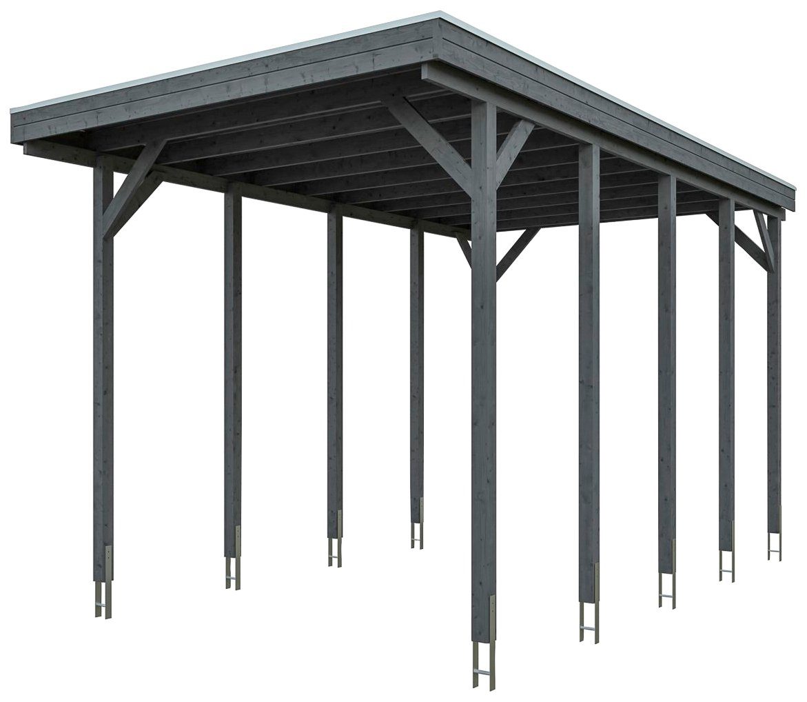 Skanholz Einzelcarport Caravan-Friesland, BxT: 397x708 cm, 350 cm Einfahrtshöhe