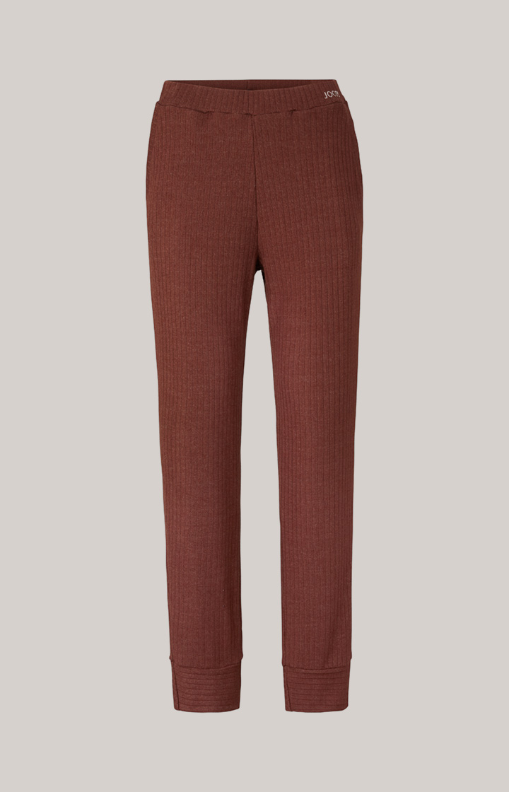 Loungewear Ripp-Joggpants in Coffee