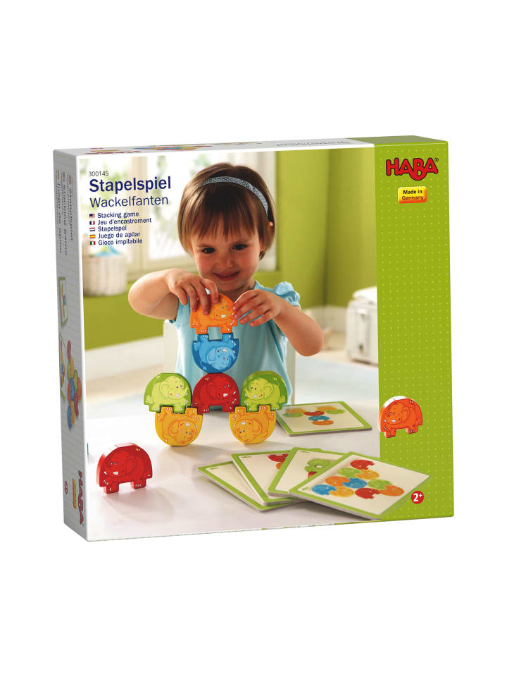 Haba Stapelspielzeug Stapelspiel Wackelfanten in mehrfarbig günstig kaufen onesize
