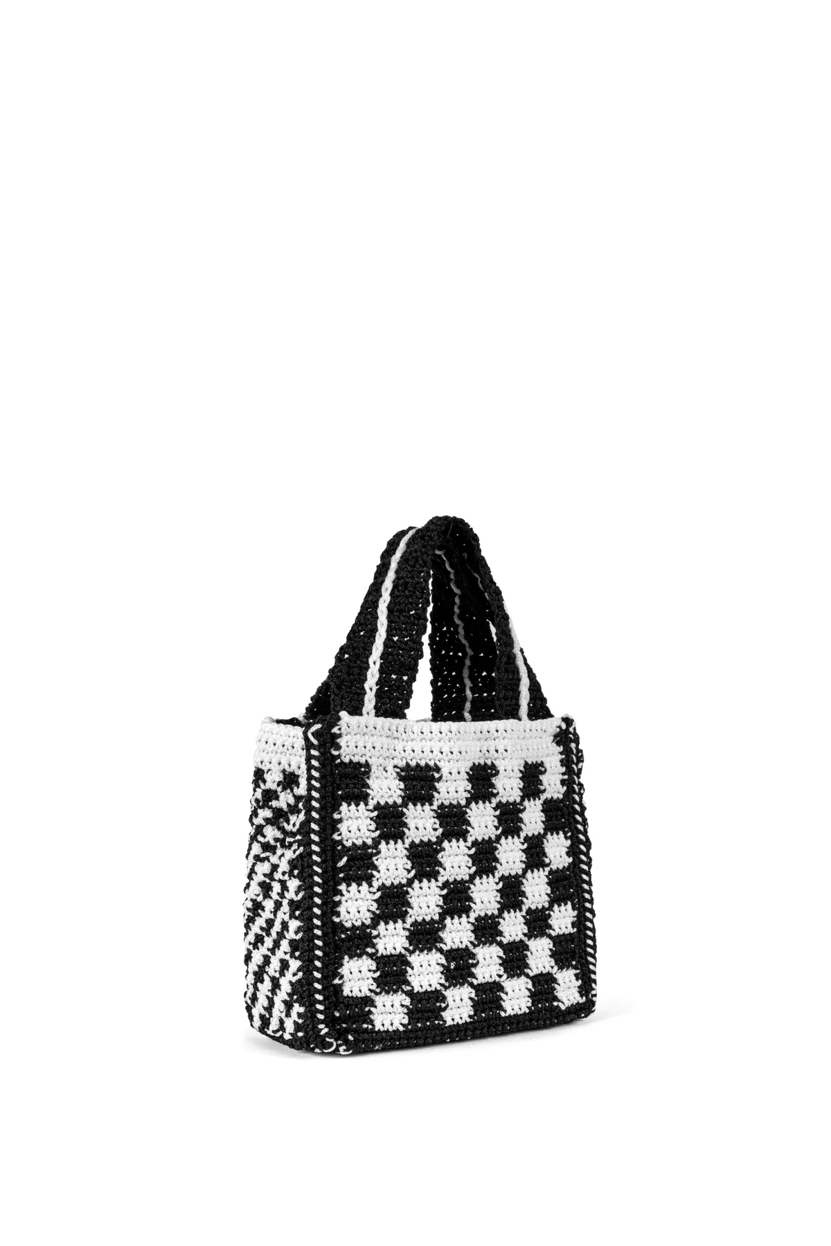 Twist  Stricktasche in Kontrastfarbe
