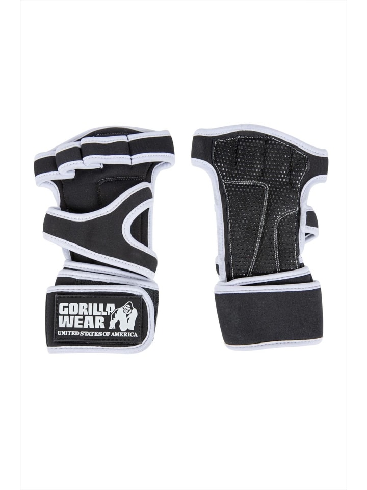 Gorilla Wear Trainingshandschuhe zum Gewichtheben - Yuma - Schwarz/Weiß günstig kaufen