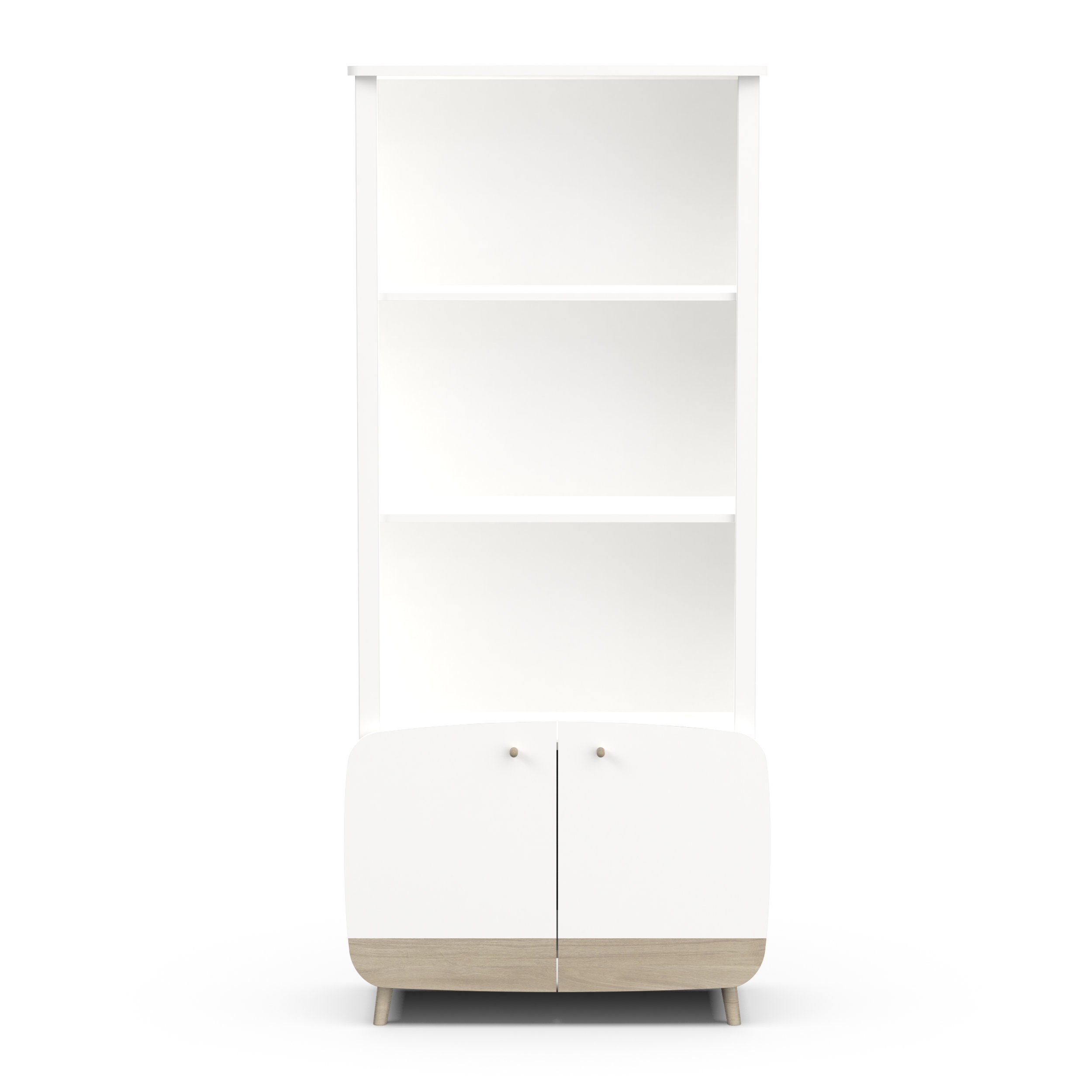 habeig Kinderregal Kinderschrank Kommode Bücherregal blau weiß Holz 177cm, besonders stabil