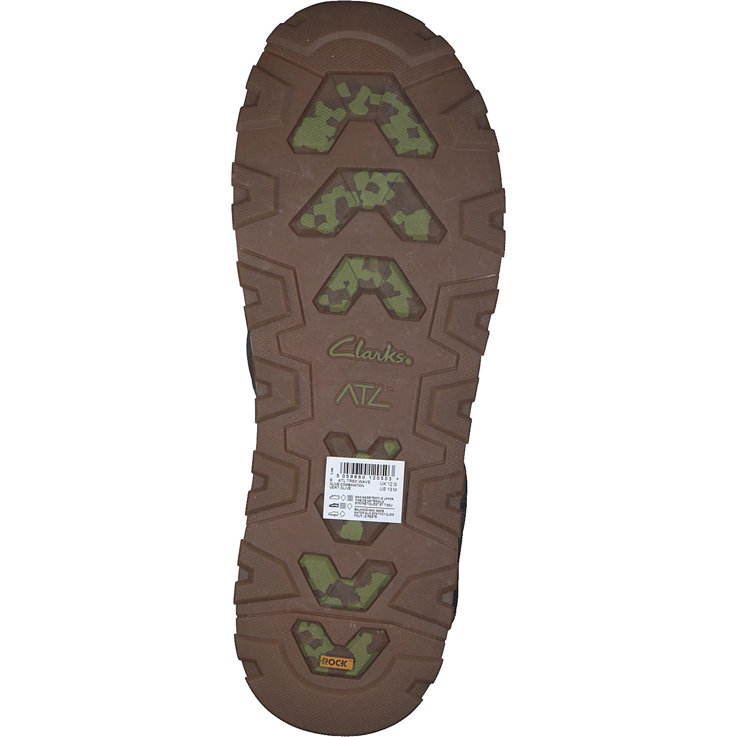 Clarks ATL Trek Wave 2617, Sandalen, Herren, OL I V E COMBI
