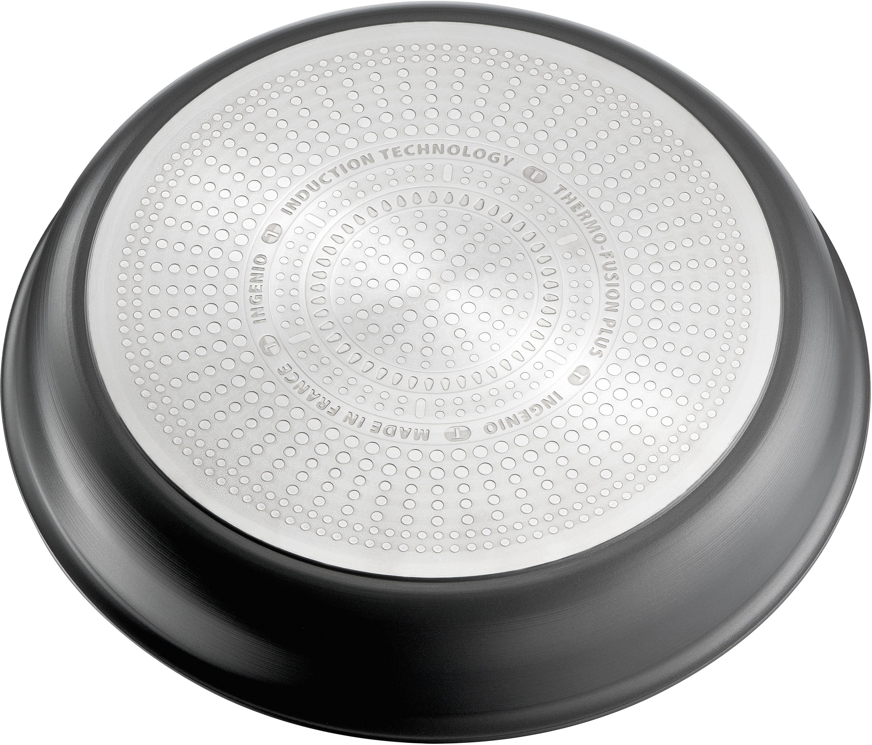 Tefal Topf-Set L76495 Ingenio Ultimate, Aluminium (Set, 5-tlg), Antihaft, Thermo-Signal, abnehmbarer Griff, alle Herdarten, Induktion
