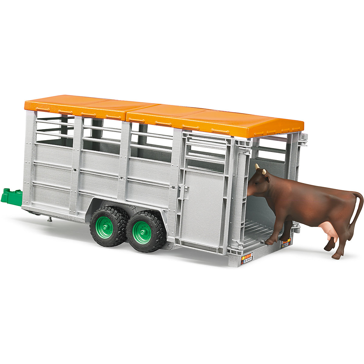 Viehtransportanhänger mit 1 Kuh